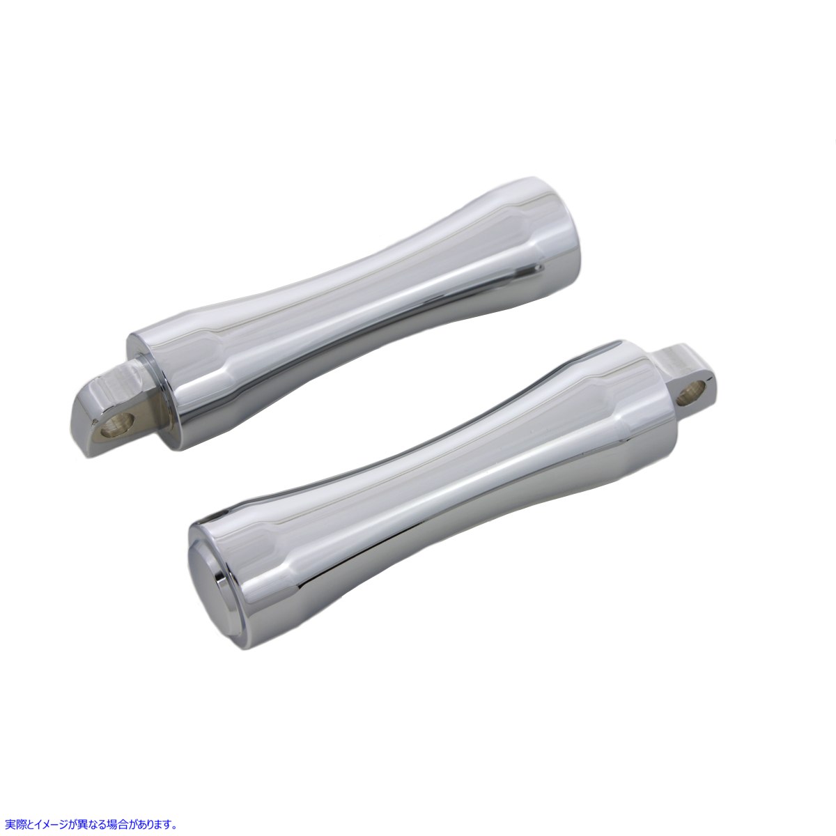 27-0725 クロームコンターエンドステップセット 取寄せ Vツイン Chrome Contour End Footpeg Set (検索用／
