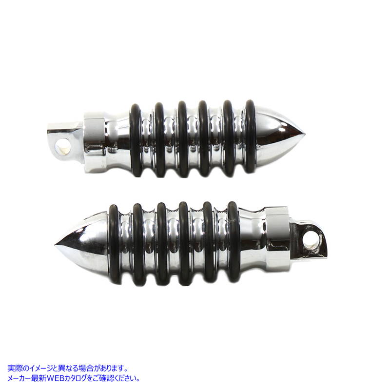 27-0786 Oリングスタイルビレットフットペグセット 取寄せ Vツイン O-Ring Style Billet Footpeg Set (検索用／