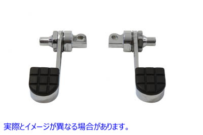 27-0792 ステップヒールスターラップ 取寄せ Vツイン Footpeg Heel Stirrup (検索用／