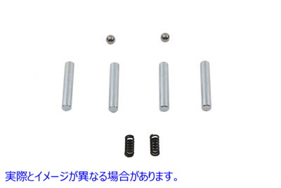 27-0803 助手席フットボードピンキット 取寄せ Vツイン Passenger Footboard Pin Kit (検索用／8860 33085-74