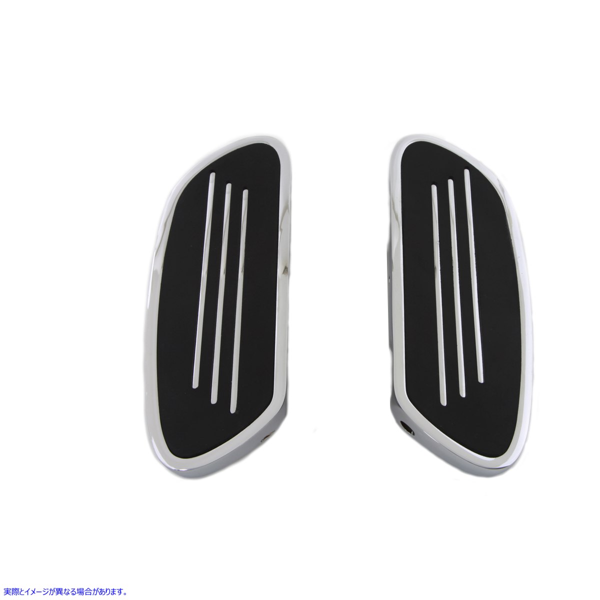 27-0807 ドライバー フットボード セット クローム ストリームライナー スタイル 取寄せ Vツイン Driver Footboard Set Chrome S