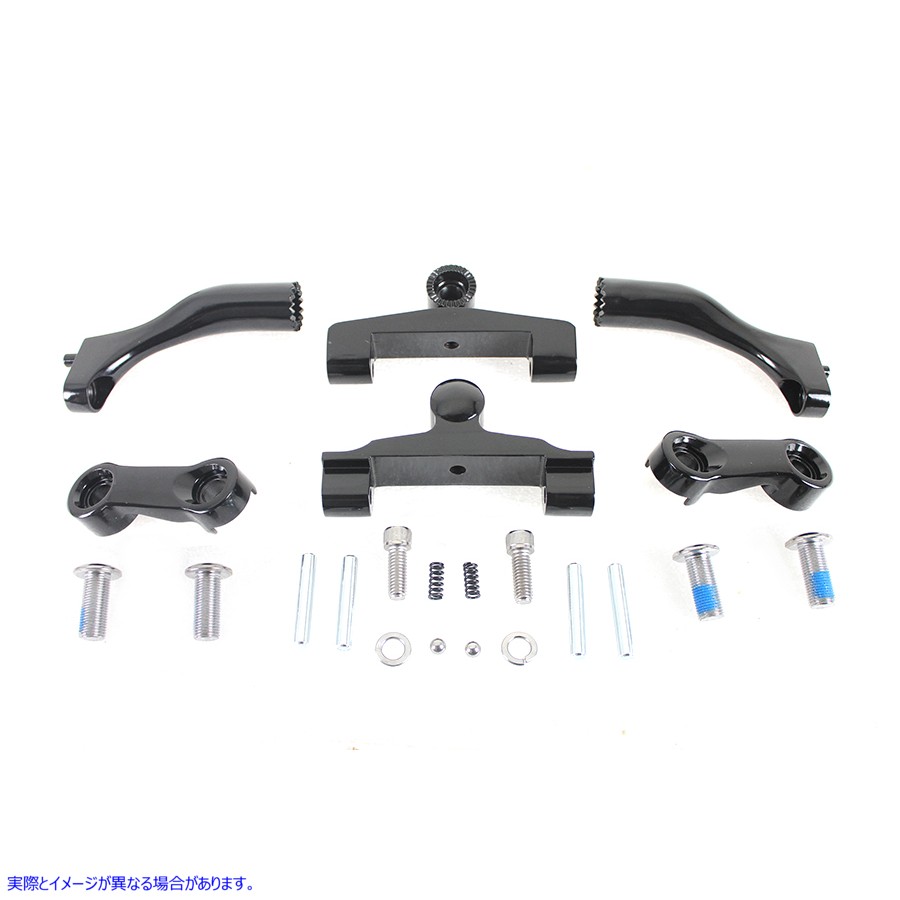 27-0831 調節可能なパッセンジャーフットボードマウントセット 取寄せ Vツイン Adjustable Passenger Footboard Mount Set (検索