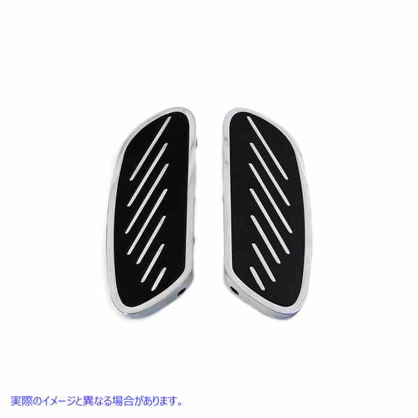 27-0834 レールデザインの乗客用フットボードセット 取寄せ Vツイン Passenger Footboard Set with Rail Design (検索用／