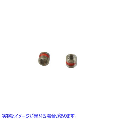 27-0856 ネジ付きフットペグアダプタースタッド 取寄せ Vツイン Threaded Footpeg Adapter Studs (検索用／