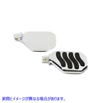 27-0881 ウェーブデザインのクロームミニペグボードセット 取寄せ Vツイン Chrome Mini Peg-board Set with Wave Design (検索用