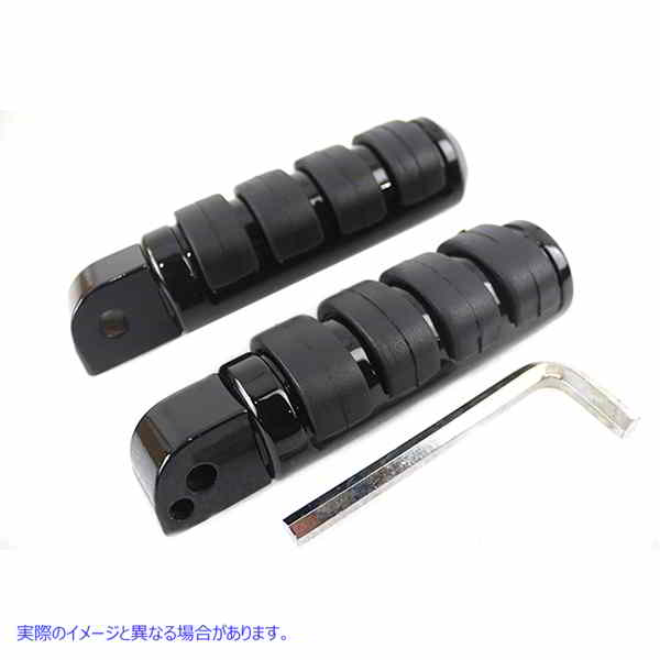 27-0888 パッセンジャー ISO ステップセット ブラック 取寄せ Vツイン Passenger ISO Footpeg Set Black (検索用／