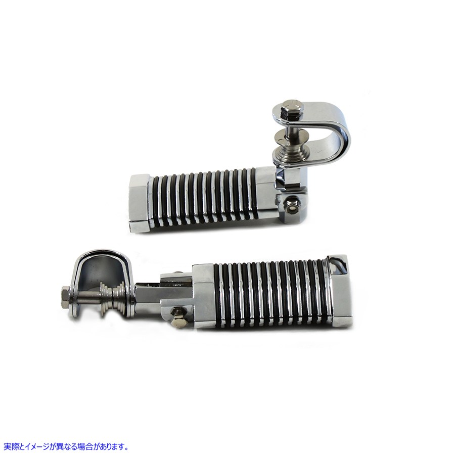 27-0896 O リング スタイル フットペグ セット フラット ダイヤモンド形状 取寄せ Vツイン O-Ring Style Footpeg Set Flat Diamo