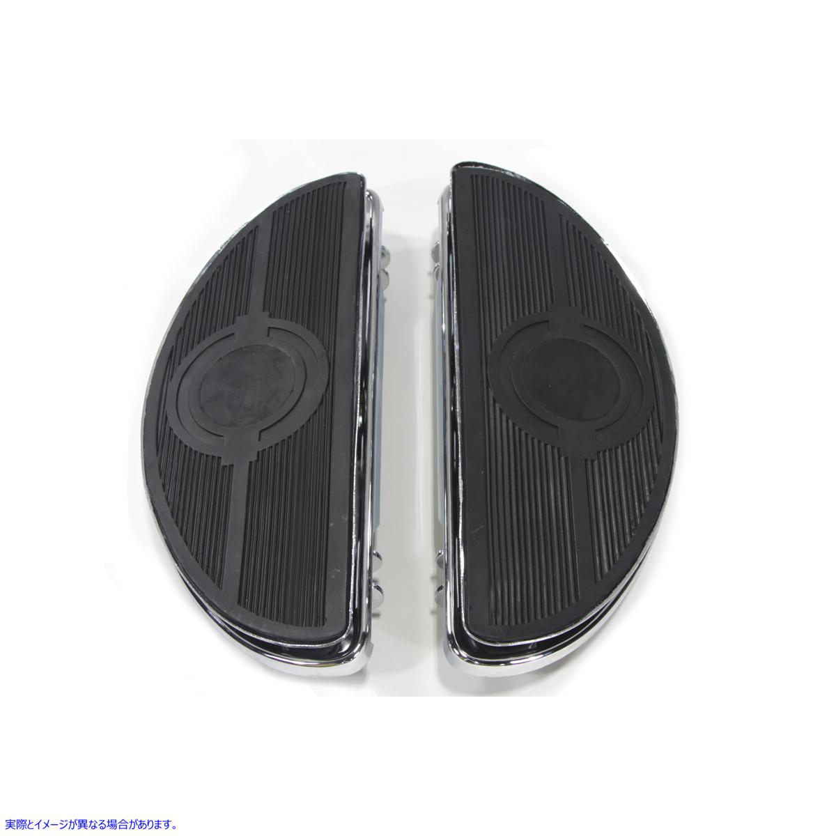 27-0914 ドライバーフットボードセット クローム 取寄せ Vツイン Driver Footboard Set Chrome (検索用／50599-89