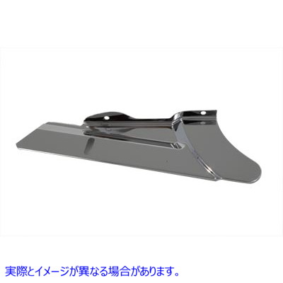 27-0941 クロームリアベルトガードロア 取寄せ Vツイン Chrome Rear Belt Guard Lower (検索用／60408-09