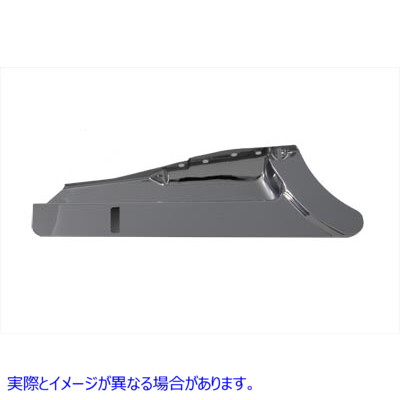 27-0945 クロームリアベルトガードロア 取寄せ Vツイン Chrome Rear Belt Guard Lower (検索用／60478-93T