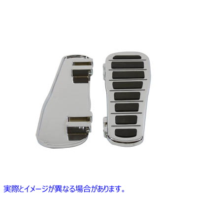27-0962 ビッグフットデザインのドライバーフットボードセット 取寄せ Vツイン Driver Footboard Set with Big Foot Design (検