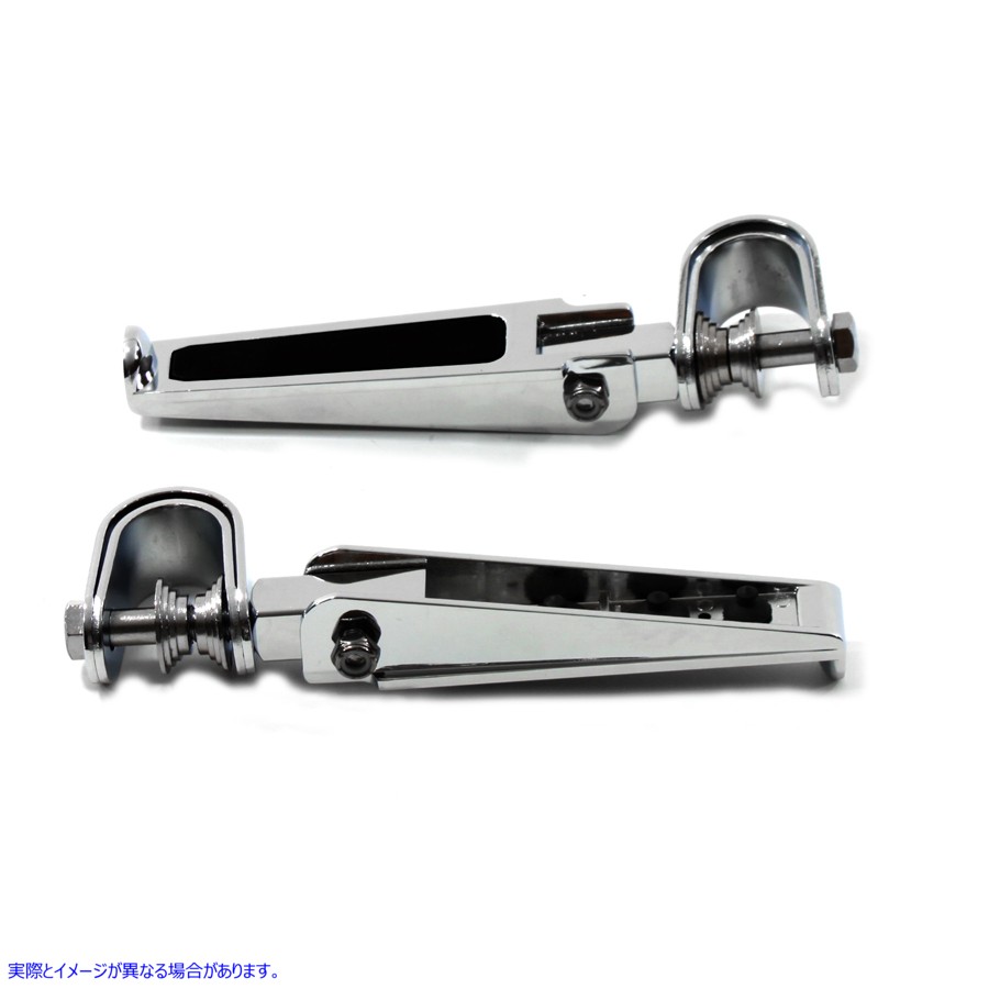 27-0979 クロームチョッパースタイルステップセット 取寄せ Vツイン Chrome Chopper Style Footpeg Set (検索用／49144-86