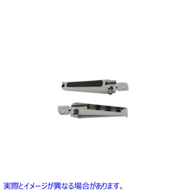 27-0981 クロームチョッパースタイルステップセット 取寄せ Vツイン Chrome Chopper Style Footpeg Set (検索用／