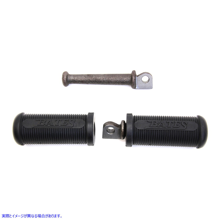 27-1001 Bates パッセンジャーステップセット 亜鉛 取寄せ Vツイン Bates Passenger Footpeg Set Zinc (検索用／