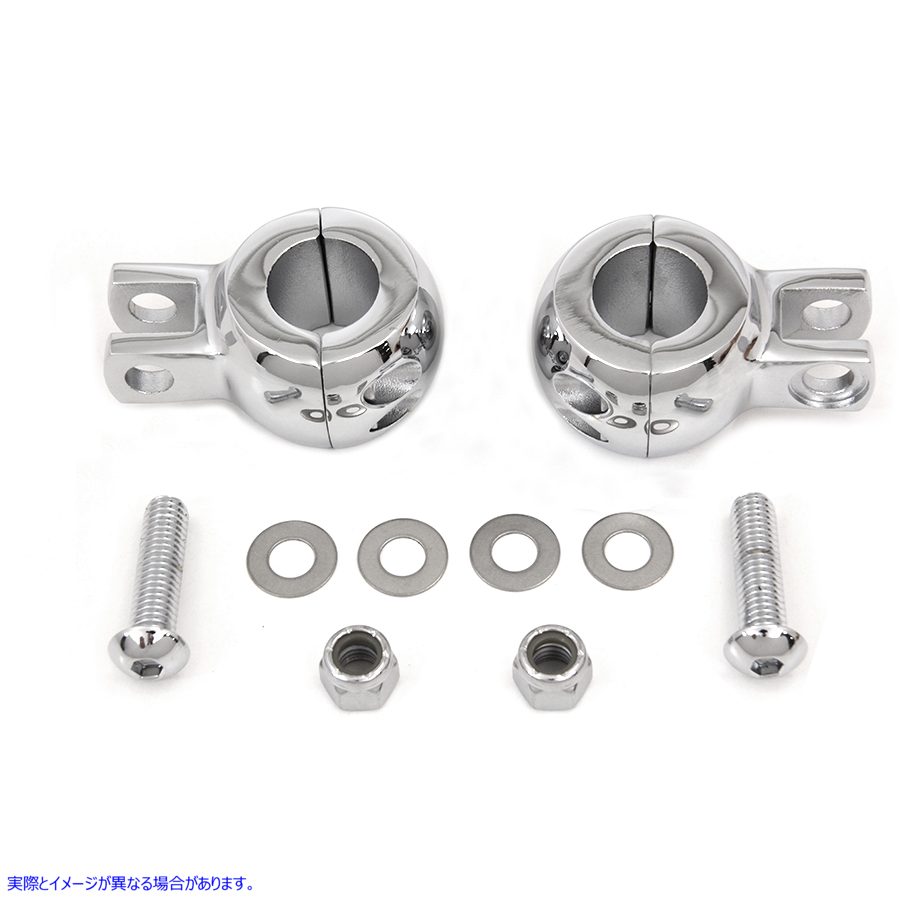 27-1008 シートショックマウントクランプセット 取寄せ Vツイン Seat Shock Mount Clamp Set (検索用／