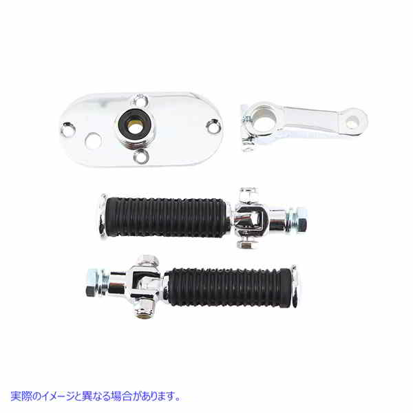 27-1027 FX ミッドフットペグ セット クローム 取寄せ Vツイン FX Mid-Footpeg Set Chrome (検索用／