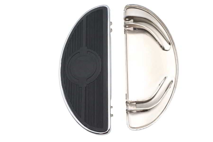 27-1028 取寄せ Vツイン Driver Footboard Set Chrome (検索用／)