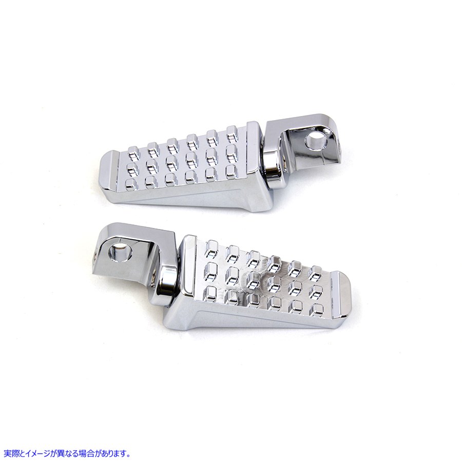 27-1085 クロームレーサースタイルステップセット 取寄せ Vツイン Chrome Racer Style Footpeg Set (検索用／