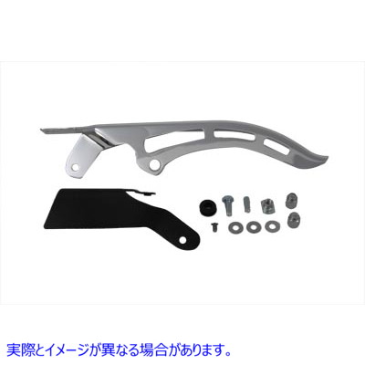 27-1119 クロームリアアッパーベルトガード 取寄せ Vツイン Chrome Rear Upper Belt Guard (検索用／60610-07