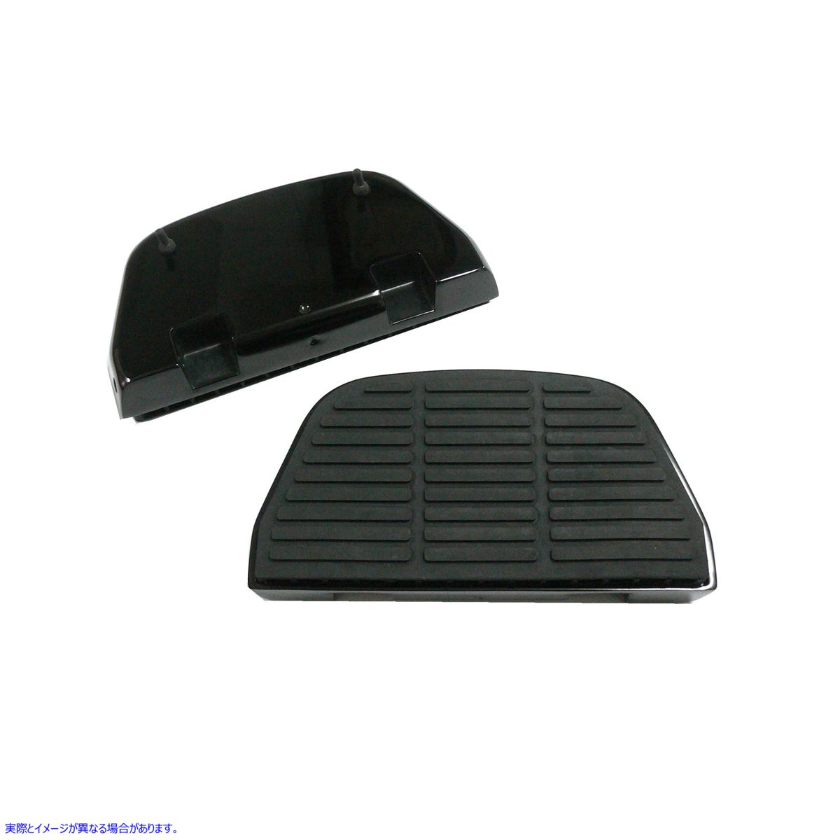 27-1126 ブラックブロック後部乗客フットボードキット 取寄せ Vツイン Black Block Rear Passenger Footboard Kit (検索用／5075