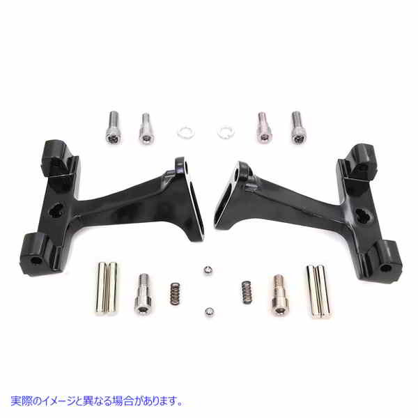 27-1130  取寄せ Vツイン Black Passenger Footboard Mount Kit (検索用／50500042