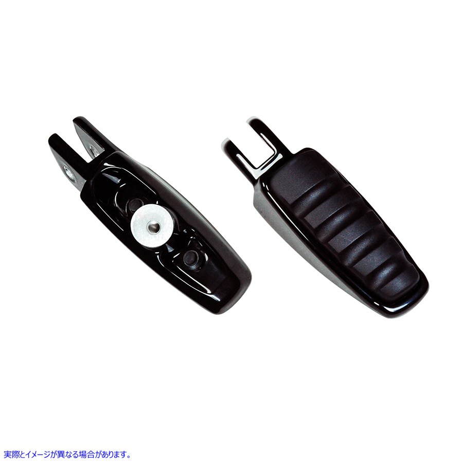 27-1132 【廃番】 ラバーインサート付きドライバーステップセット 取寄せ Vツイン Driver Footpeg Set with Rubber Insert (検索