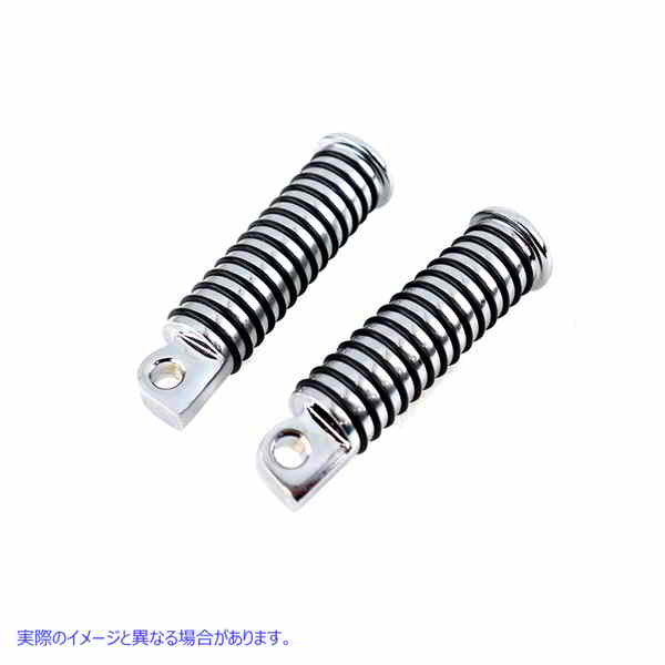 27-1221 Oリングスタイルステップセットクローム O-Ring Style Footpeg Set Chrome 取寄せ Vツイン (検索用／50901-84T