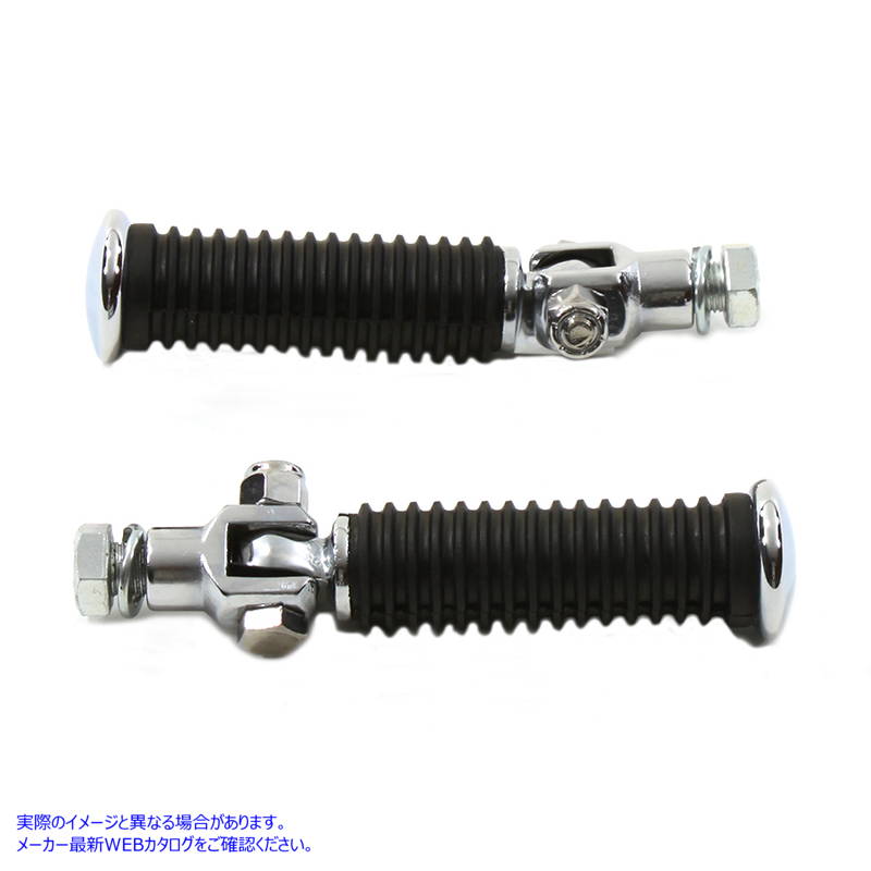 27-1228 ラバースタイルの助手席ステップセット 取寄せ Vツイン Rubber Style Passenger Footpeg Set (検索用／50907-69A