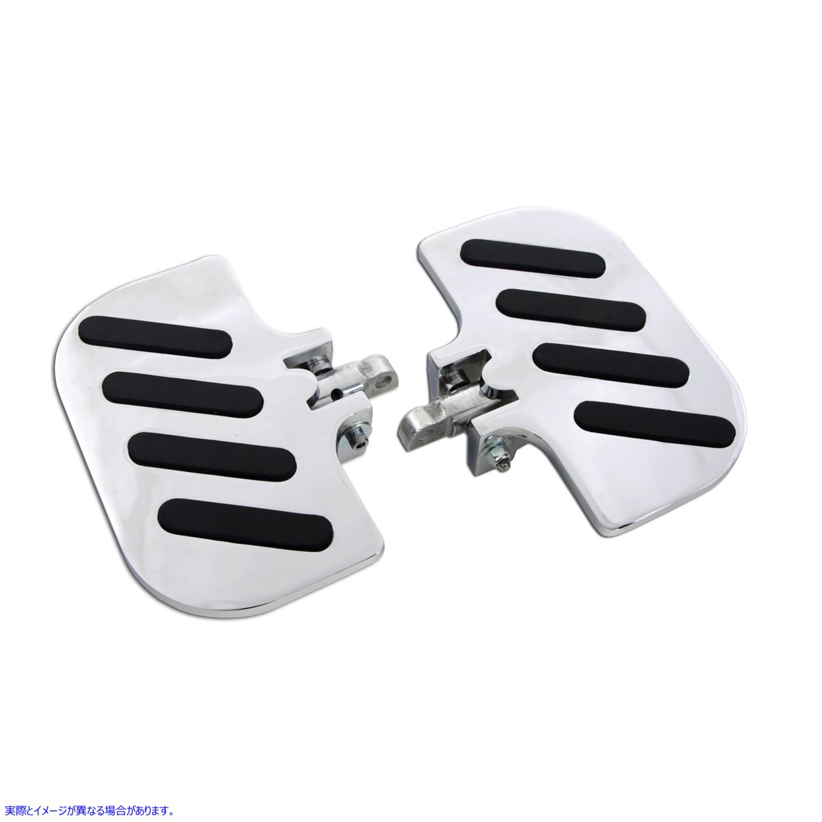 27-1239 クロームスロット倒立助手席フットボードセット 取寄せ Vツイン Chrome Slot Inverted Passenger Footboard Set (検索用