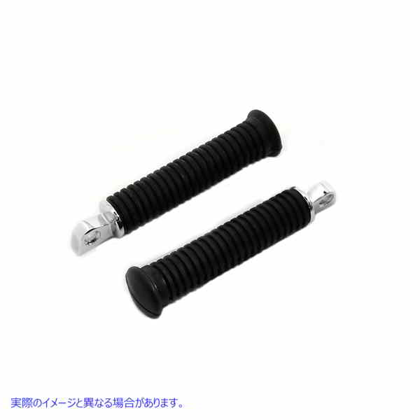 27-1509 ラバースタイル拡張ステップセット 取寄せ Vツイン Rubber Style Extended Footpeg Set (検索用／