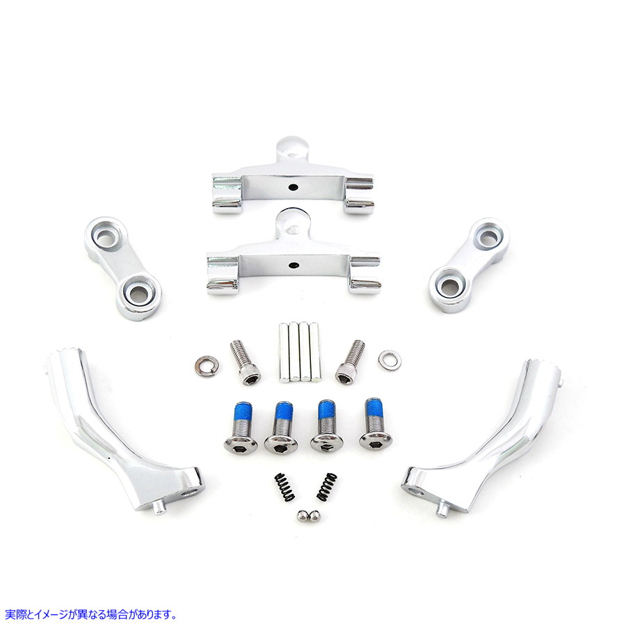 27-1522 調節可能なパッセンジャーフットボードマウントセット 取寄せ Vツイン Adjustable Passenger Footboard Mount Set (検索
