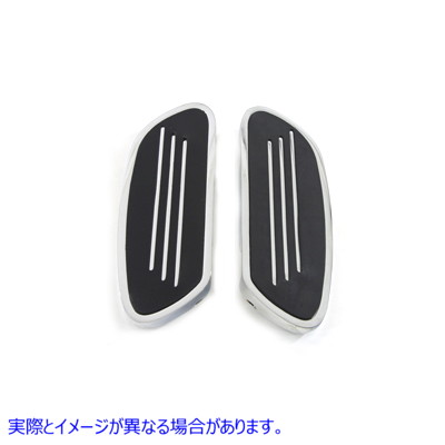 27-1549 クロームパッセンジャーフットボードセット 取寄せ Vツイン Chrome Passenger Footboard Set (検索用／