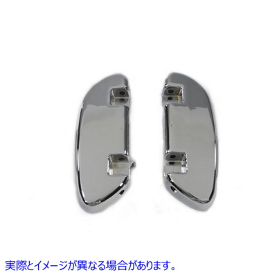 27-1550 パッセンジャーフットボードセット クローム 取寄せ Vツイン Passenger Footboard Set Chrome (検索用／
