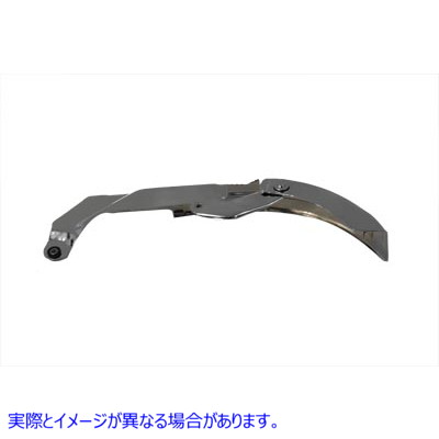 27-1565 クローム下部リアベルトガード上部 取寄せ Vツイン Chrome Lower Rear Belt Guard Upper (検索用／91774-85A