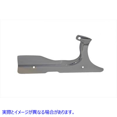 27-1576 クロームリアベルトガードロア 取寄せ Vツイン Chrome Rear Belt Guard Lower (検索用／60366-89 60362-86A