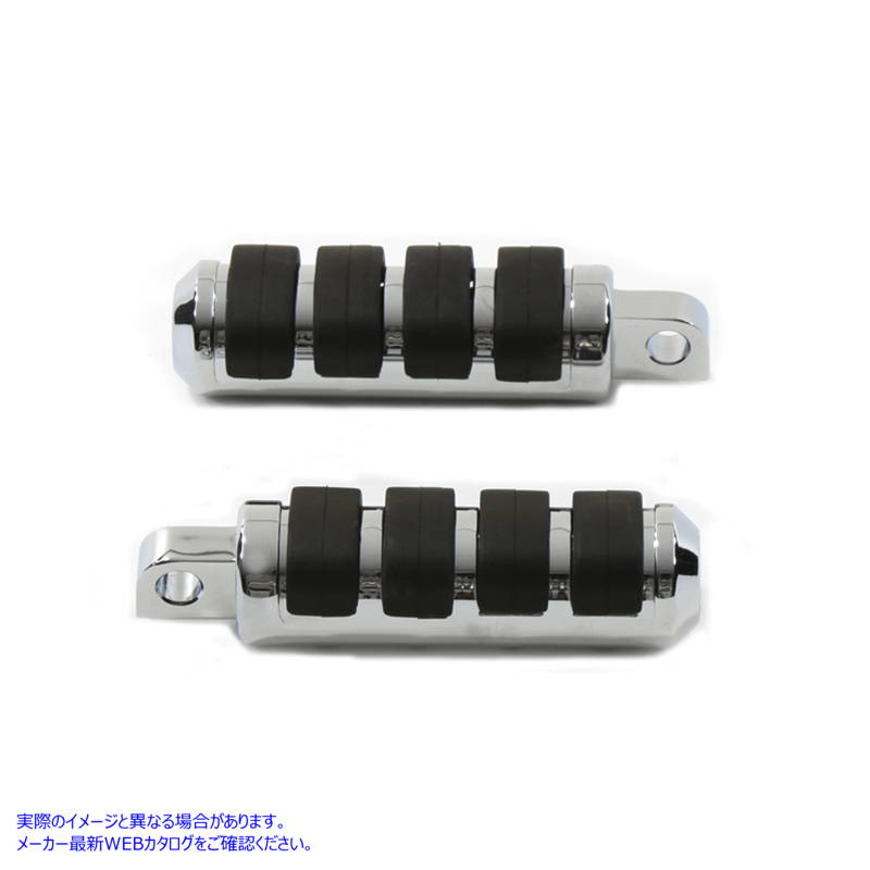 27-1582 Small Cats Paw フットペグ セット クローム 取寄せ Vツイン Small Cats Paw Footpeg Set Chrome (検索用／