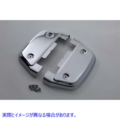 27-1599 助手席フットボードカバー クローム 取寄せ Vツイン Passenger Footboard Cover Chrome (検索用／50782-91