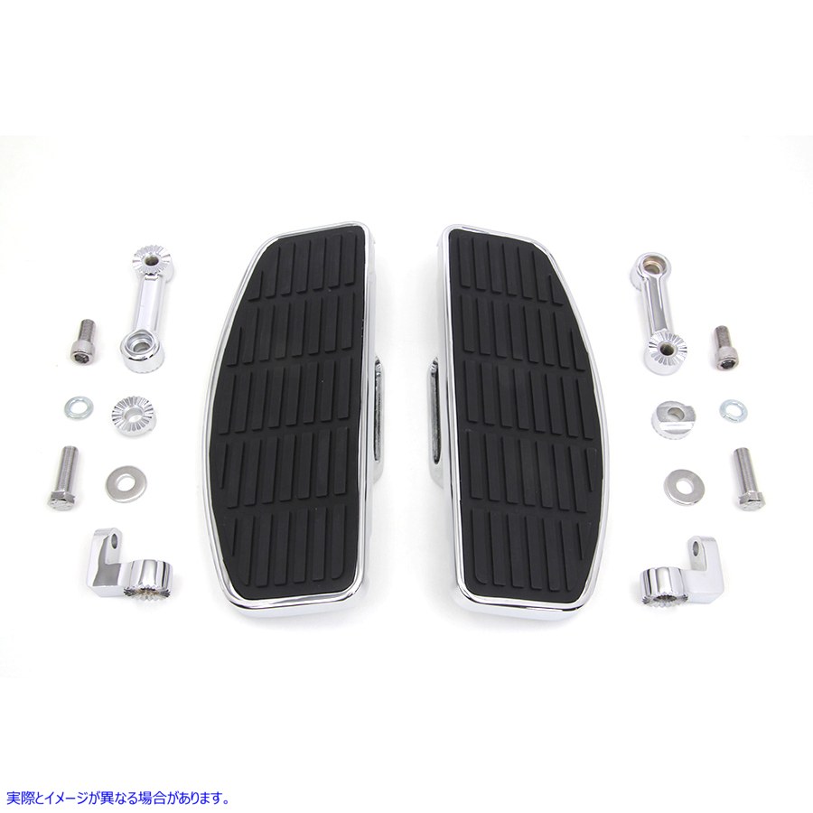 27-1612  取寄せ Vツイン Driver Adjustable Footboard Set (検索用／