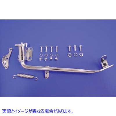 27-1620 Jiffy キックスタンド アセンブリ クローム 取寄せ Vツイン Jiffy Kickstand Assembly Chrome (検索用／50018-85 50087-