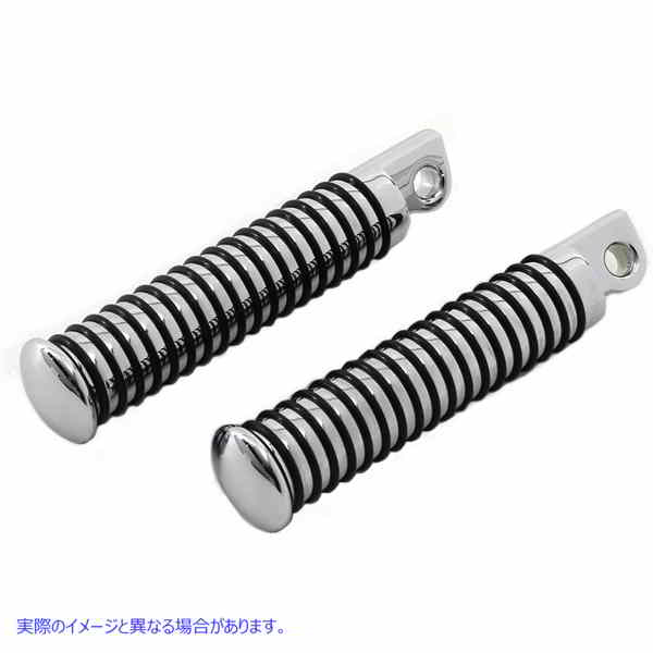 27-1626 O リング スタイルの拡張フットペグ セット クローム 取寄せ Vツイン O-Ring Style Extended Footpeg Set Chrome (検索
