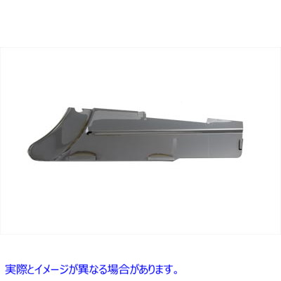 27-1650 クロームリアベルトガードロア 取寄せ Vツイン Chrome Rear Belt Guard Lower (検索用／60475-92A