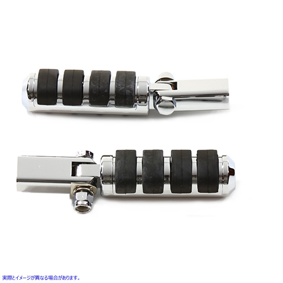 27-1687 助手席ステップセット ソフトパウ クローム 取寄せ Vツイン Passenger Footpeg Set Soft Paw Chrome (検索用／