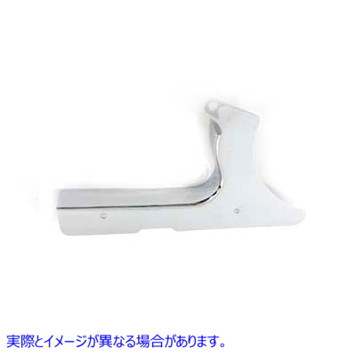 27-1704 クロームリアベルトガードロア 取寄せ Vツイン Chrome Rear Belt Guard Lower (検索用／60389-97A