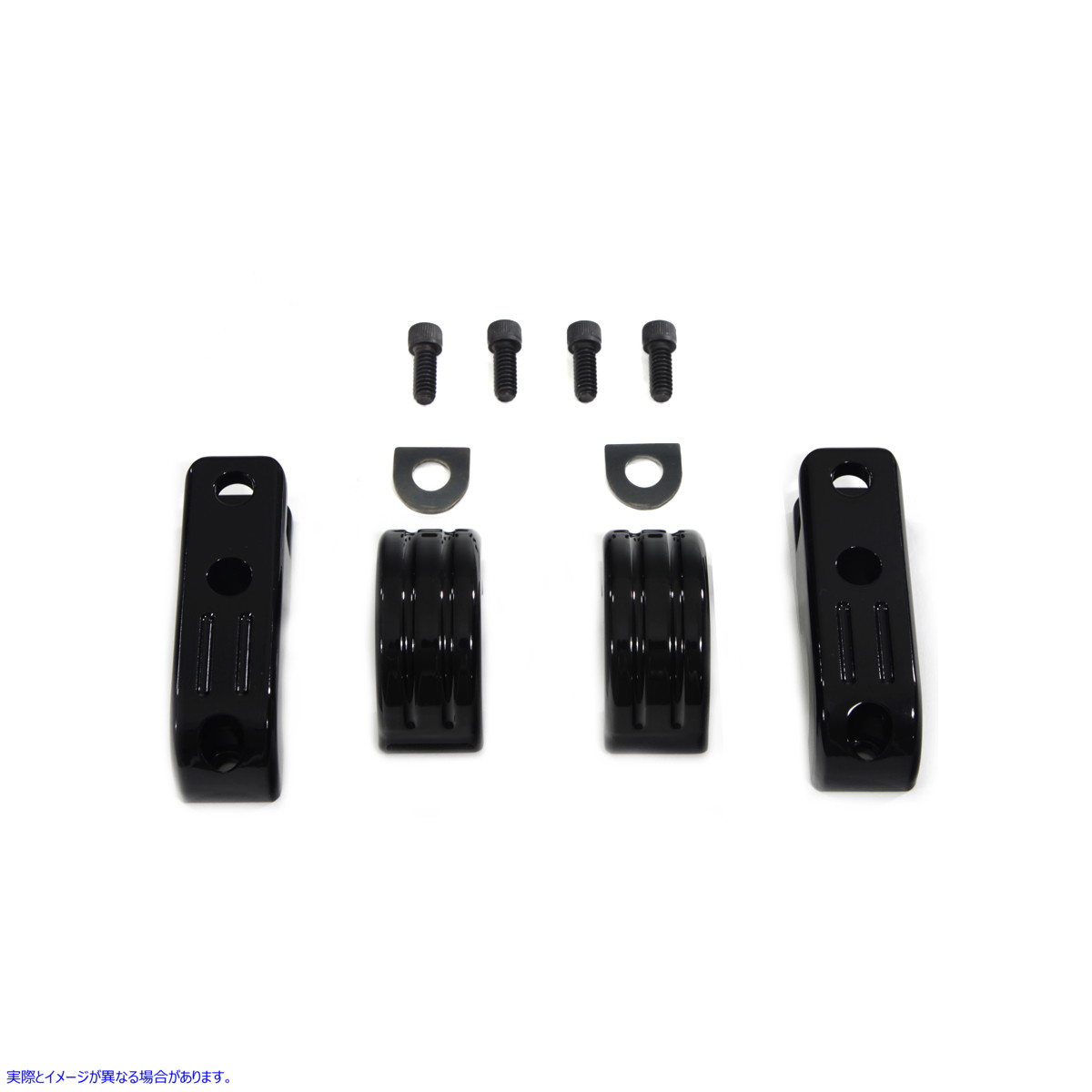 27-1788 ブラック エンジン バー フットペグ マウント 取寄せ Vツイン Black Engine Bar Footpeg Mount (検索用／54234-10