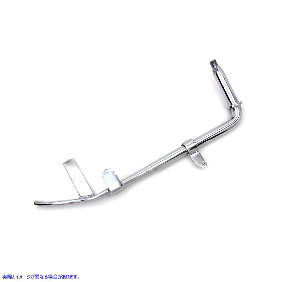 27-1817 Jiffy キックスタンド レッグ クローム 1 インチ低め 取寄せ Vツイン Jiffy Kickstand Leg Chrome 1 inch Lower (検索用