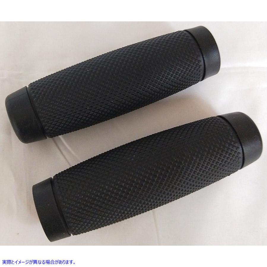 28-0008 ブラックグリップセット 取寄せ Vツイン Black Grip Set (検索用／