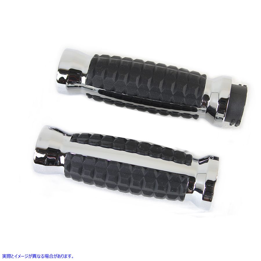 28-0011 アリゲーター スタイル グリップ セット クローム 取寄せ Vツイン Alligator Style Grip Set Chrome (検索用／