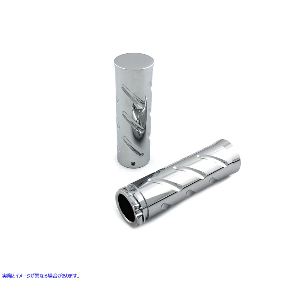 28-0051 ビレットツイストスタイルグリップセット 取寄せ Vツイン Billet Twist Style Grip Set (検索用／