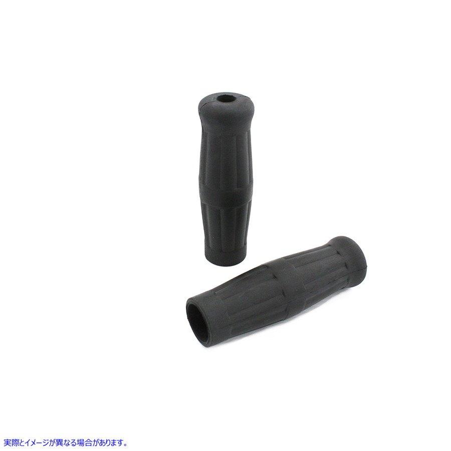 28-0107 ブラック グリップ セット 1909 スタイル 取寄せ Vツイン Black Grip Set 1909 Style (検索用／