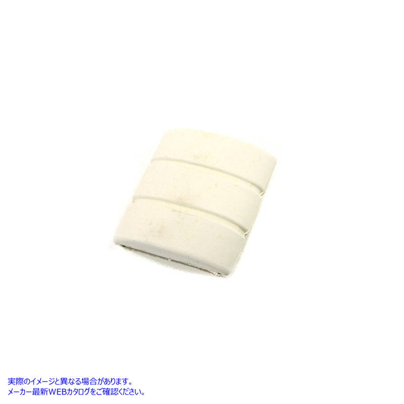 28-0314 ホワイトブレーキペダルパッド 取寄せ Vツイン White Brake Pedal Pad (検索用／